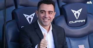 "I am happy with him" - Xavi praises Barcelona star for his performances this season