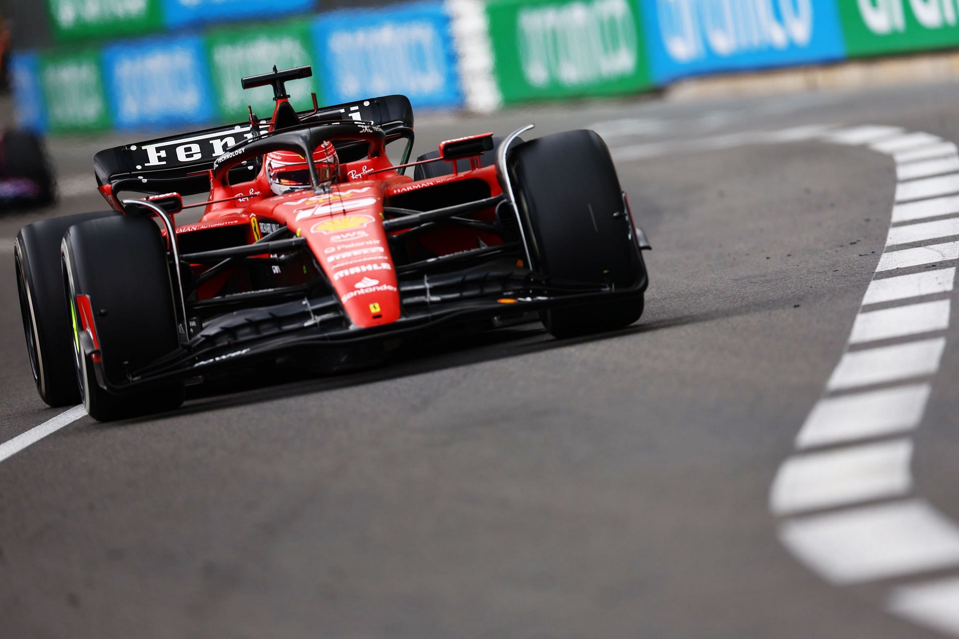 Ferrari SF-23 in the F1 Grand Prix of Monaco.