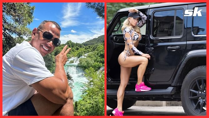 Alex Rodriguez smitten by girlfriend Jaclyn Cordeiro's fearless style in pink Nike runners: "Obsessed with those kicks"