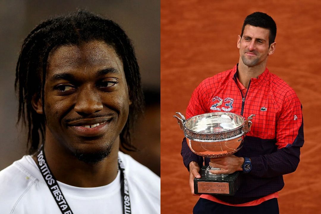 Robert Griffin III praises Novak Djokovic