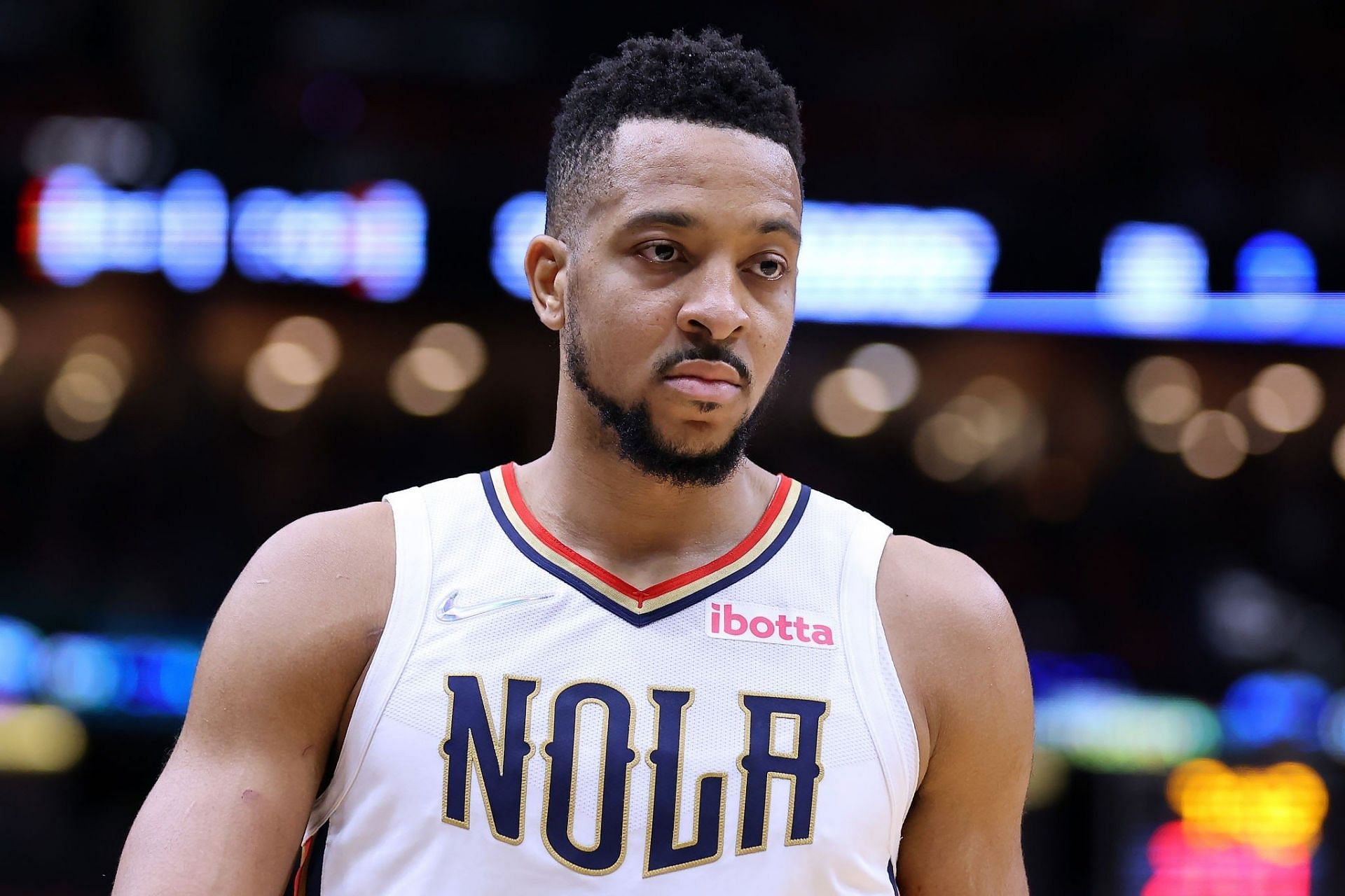 C.J. McCollum with the New Orleans Pelicans