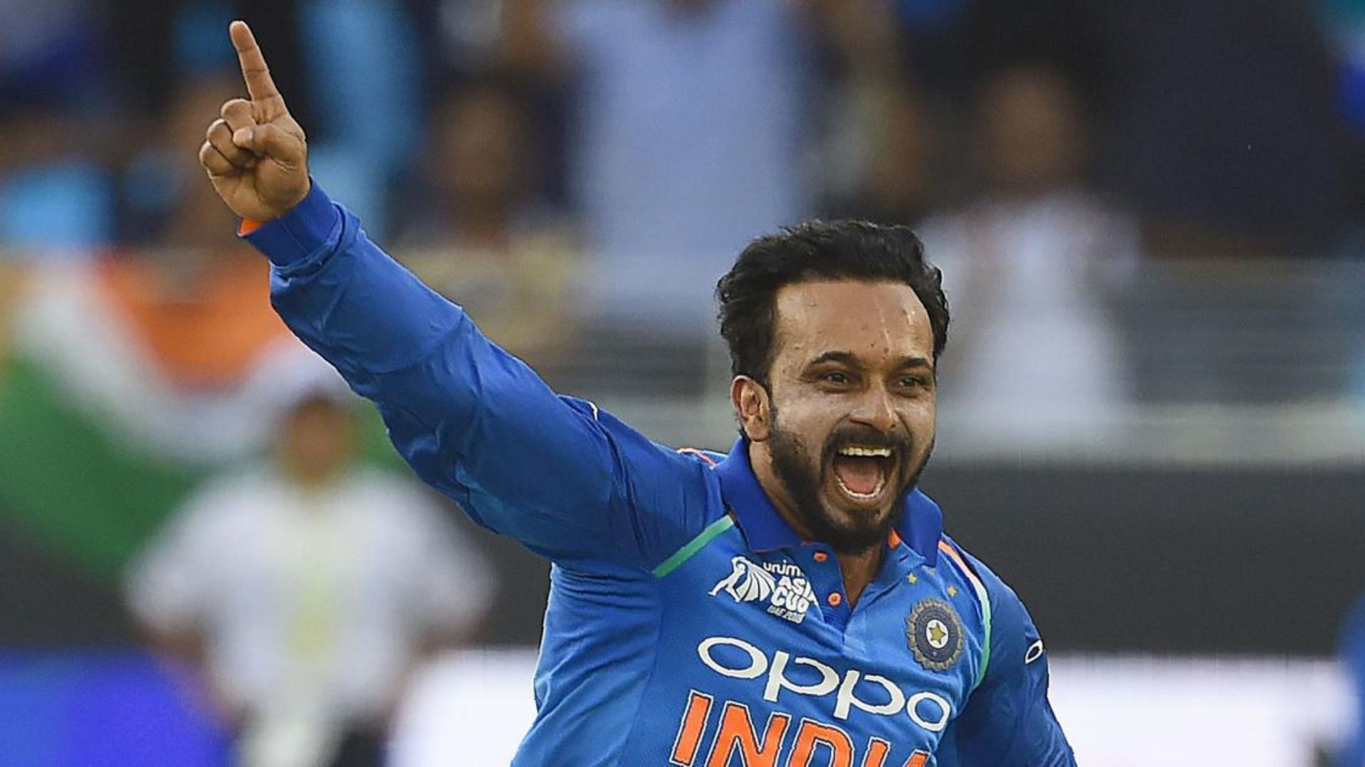 Kedar Jadhav at his best has been a genuine wicket-taker in the middle-overs for India (P.C.:Twitter)