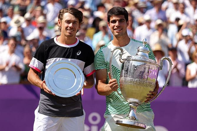 Queen's Club 2023 prize money and ranking points breakdown: How much did 2023 champion Carlos Alcaraz and runner-up Alex de Minaur earn?