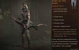 Eyes in the Dark in Diablo 4: How to get, Unique Effects, Affixes, and more