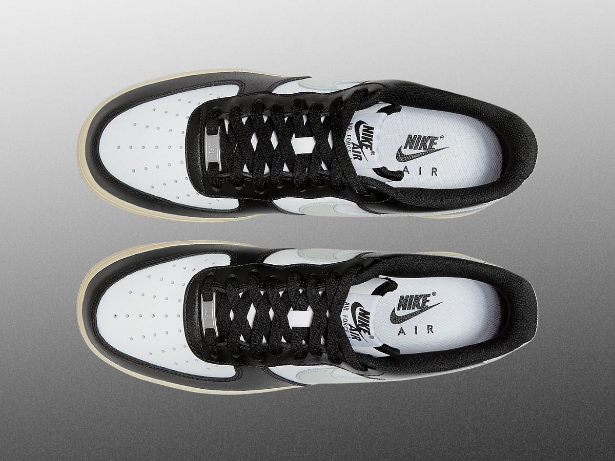 AF 1 Low &ldquo;Black/Grey&rdquo; sneakers (Image via SN)