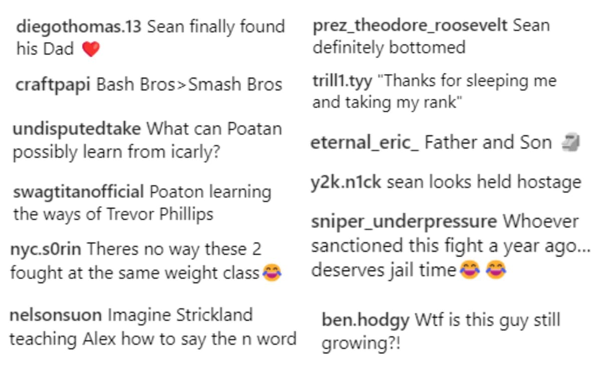 "Sean finally found his Dad" Fans in awe of massive size difference