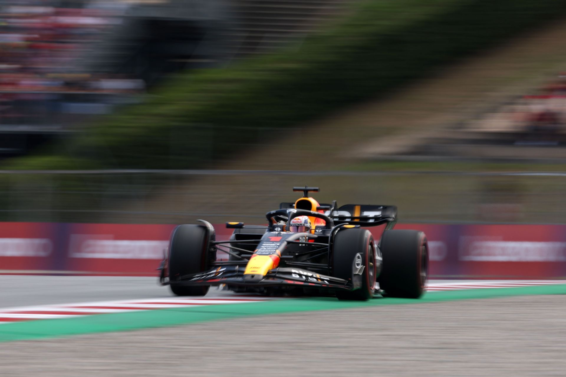 Max Verstappen in action