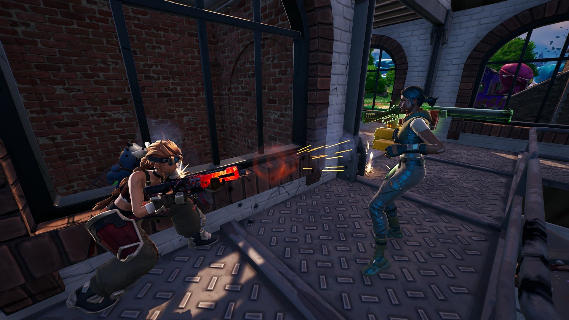 Don&rsquo;t hesitate to engage opponents if you have the upper hand (Image via Epic Games/Fortnite)