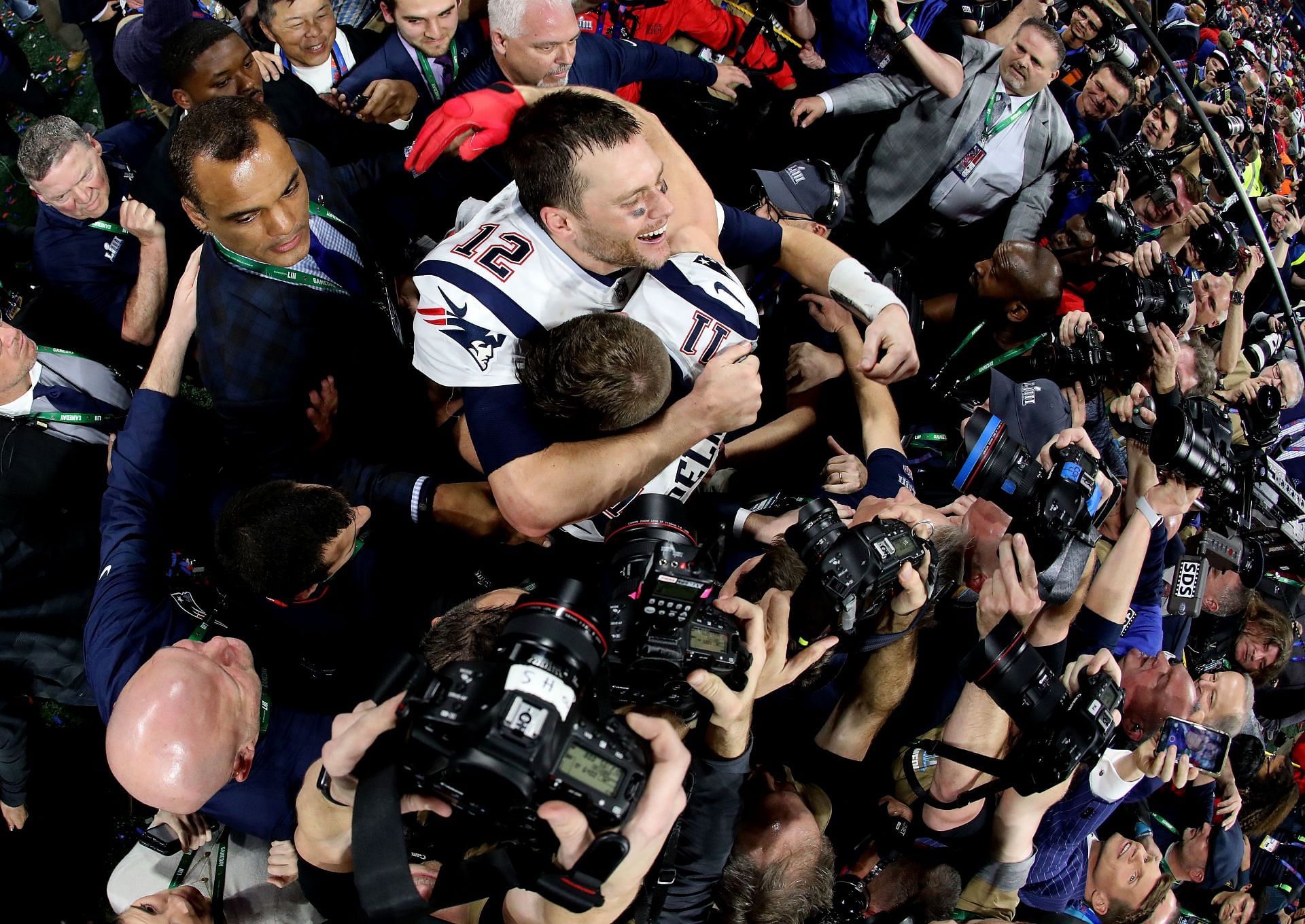 Tom Brady during Super Bowl LIII - New England Patriots v Los Angeles Rams