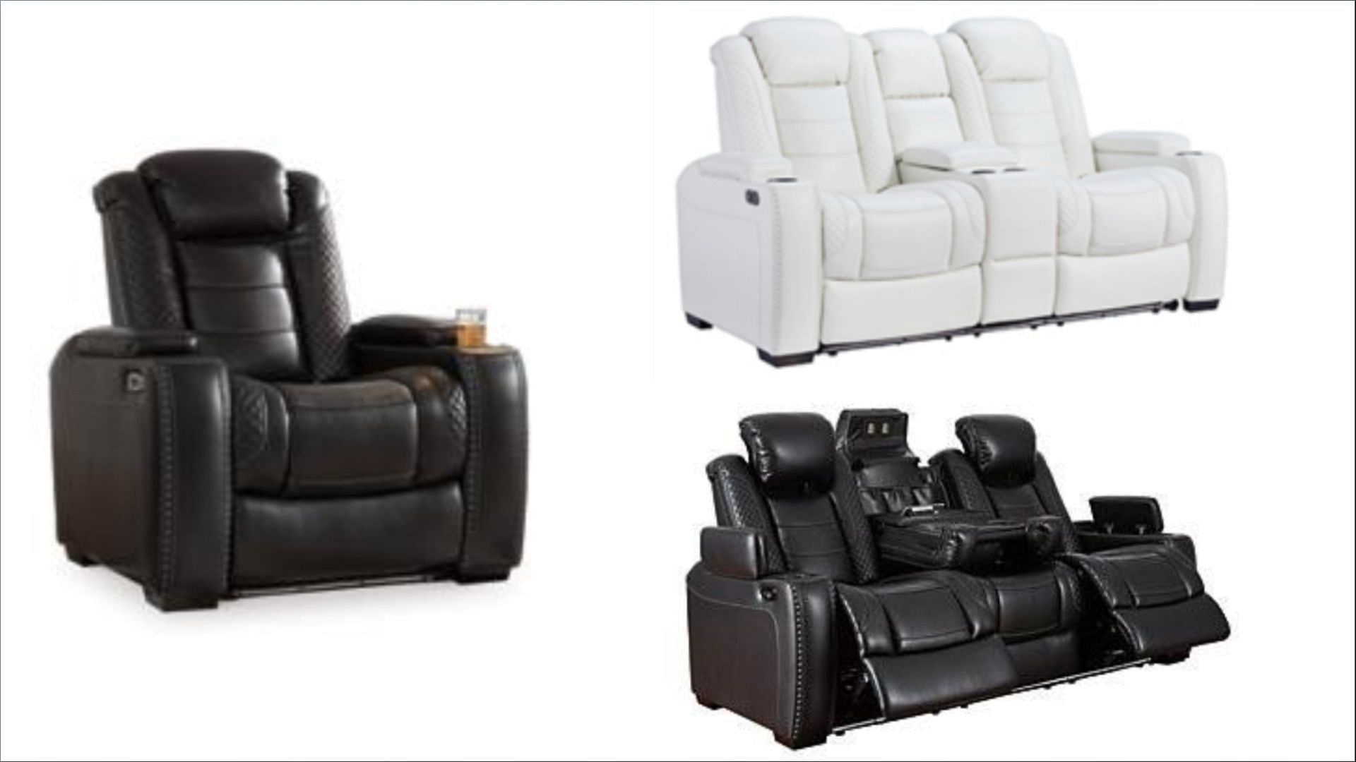 The recalled Ashley Furniture recliners, loveseats, and sofas pose fire risks (Image via Consumer Product Safety Commission)