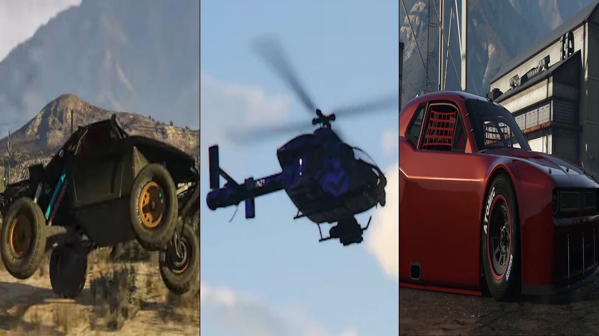 The remaining three unknown rides (Image via Rockstar Games)