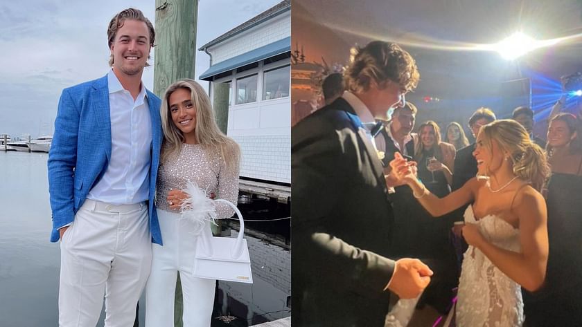 Steelers QB Kenny Pickett celebrates at New Jersey wedding