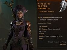 Aspect of Frozen Memories in Diablo 4 - How to farm, unique effects, and, more