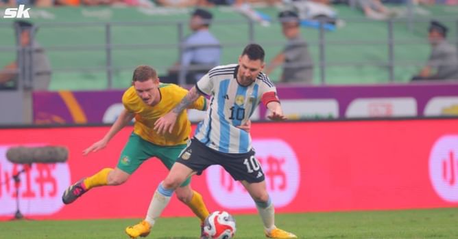 Lionel Messi reacts on social media after Argentina's 2-0 win over Australia
