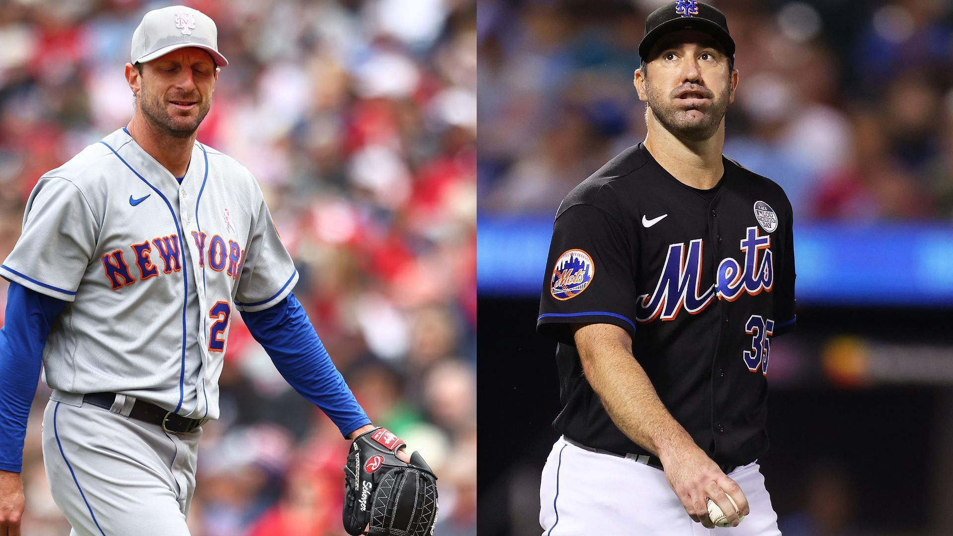 Max Scherzer and Justin Verlander of the New York Mets
