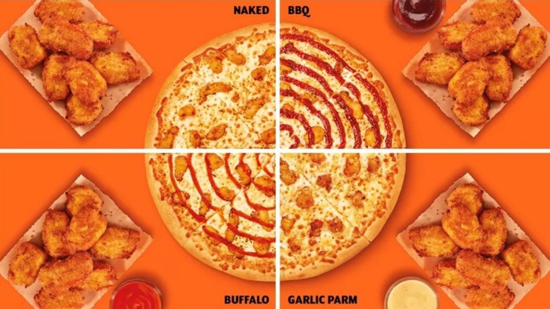 Crispy Chicken Pizzas are back on the chain&#039;s menu for a limited time and can be found at select locations (Image via Little Caesars)