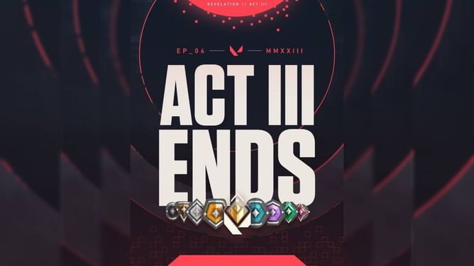 When does Valorant competitive queue end for Episode 6 Act 3?