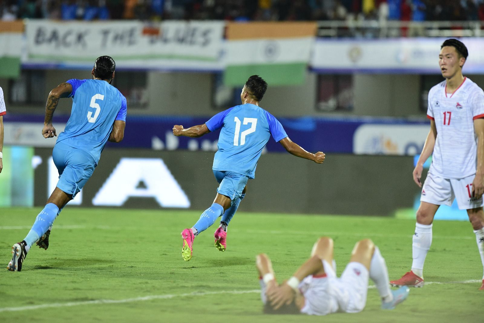 Chhangte scored the second goal of the game (Image courtesy: AIFF Media)