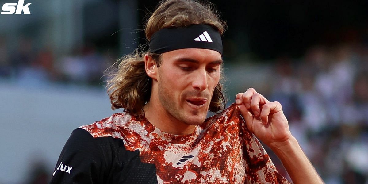 Stefanos Tsitsipas faced a straight-sets loss to Carlos Alcaraz in the quarterfinals of the 2023 French Open