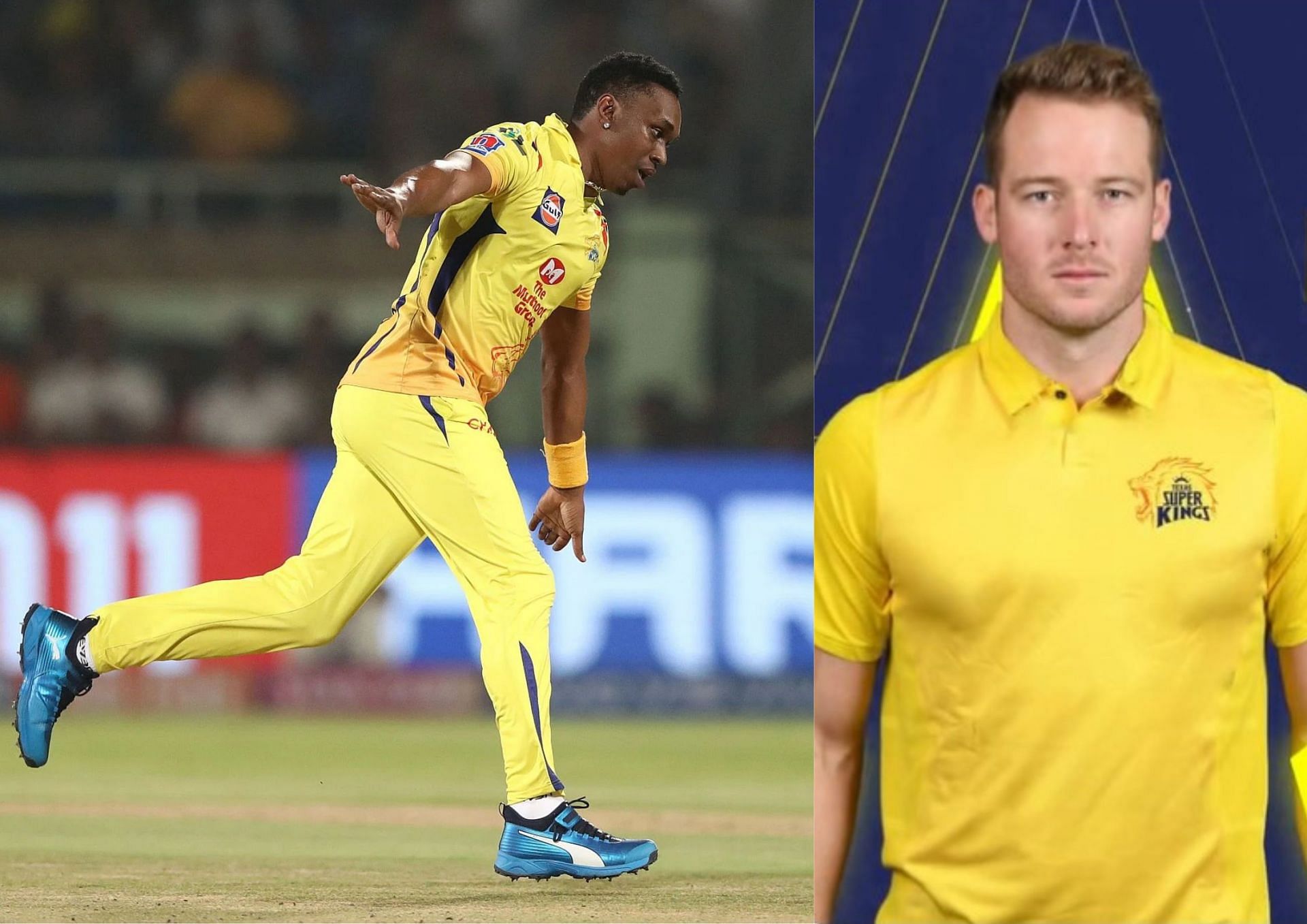 Dwayne Bravo will sport the yellow of the Super Kings again and will have David Miller for company (Picture Credits: Getty Images; Twitter/Texas Super Kings).