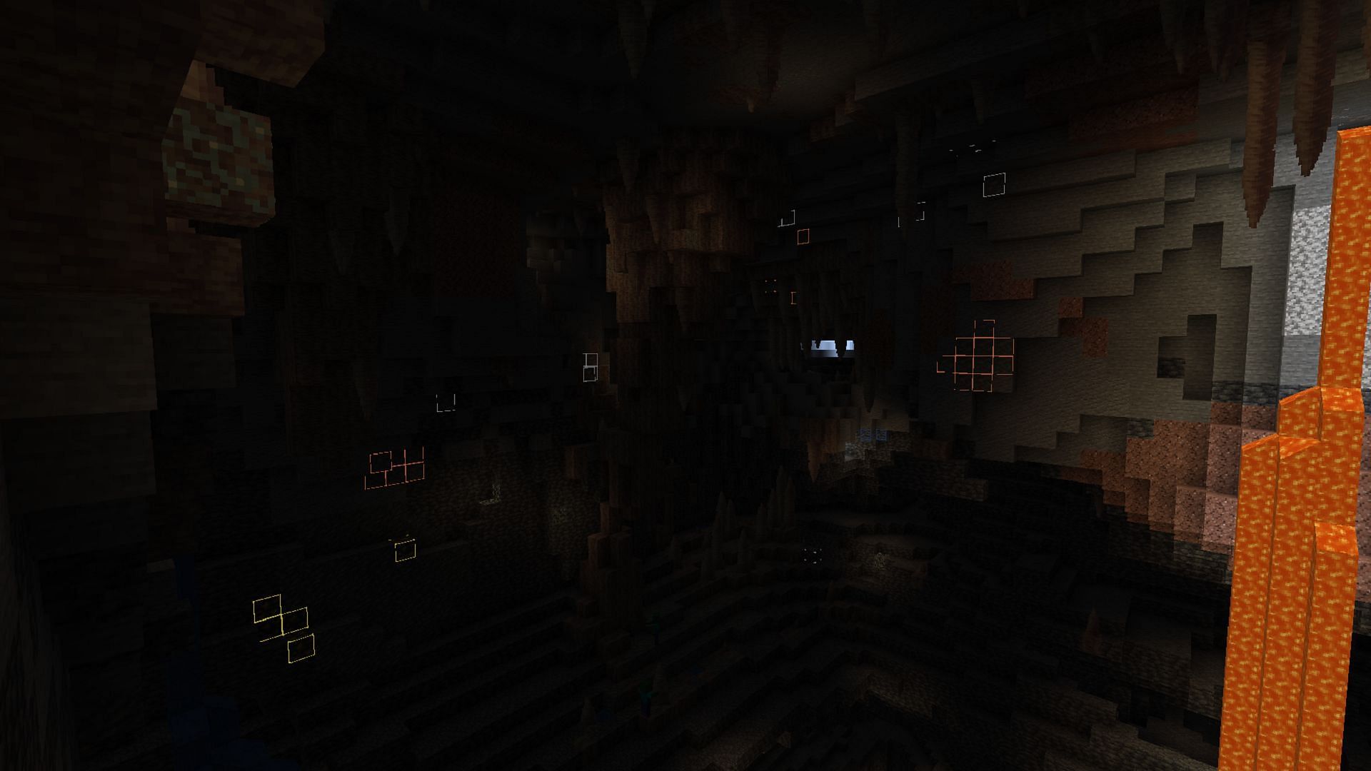 Ore hunting in Minecraft should be much easier using Subtly Glowing Ores (Image via Robotkoer/Modrinth)