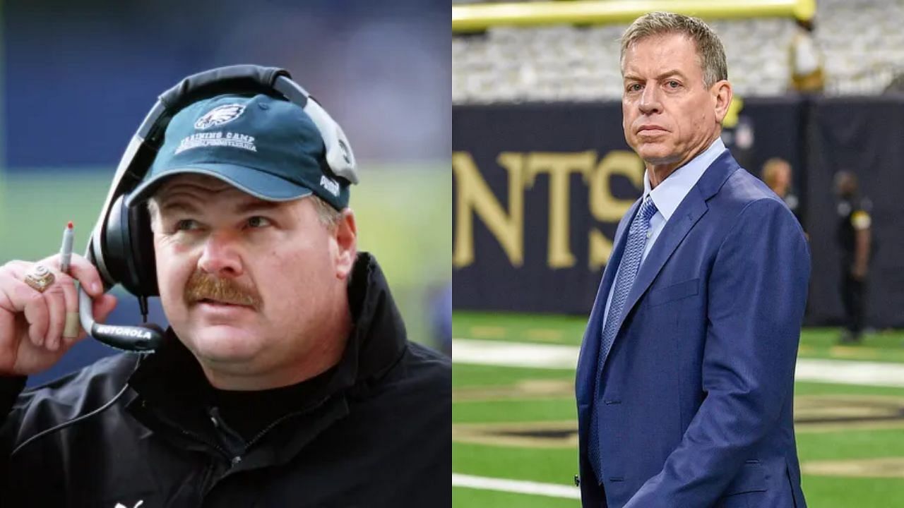 Andy Reid once wanted Troy Aikman to be his quarterback in the Philadelphia Eagles = images from Getty