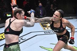 Why do fighters freeze against Amanda Nunes?