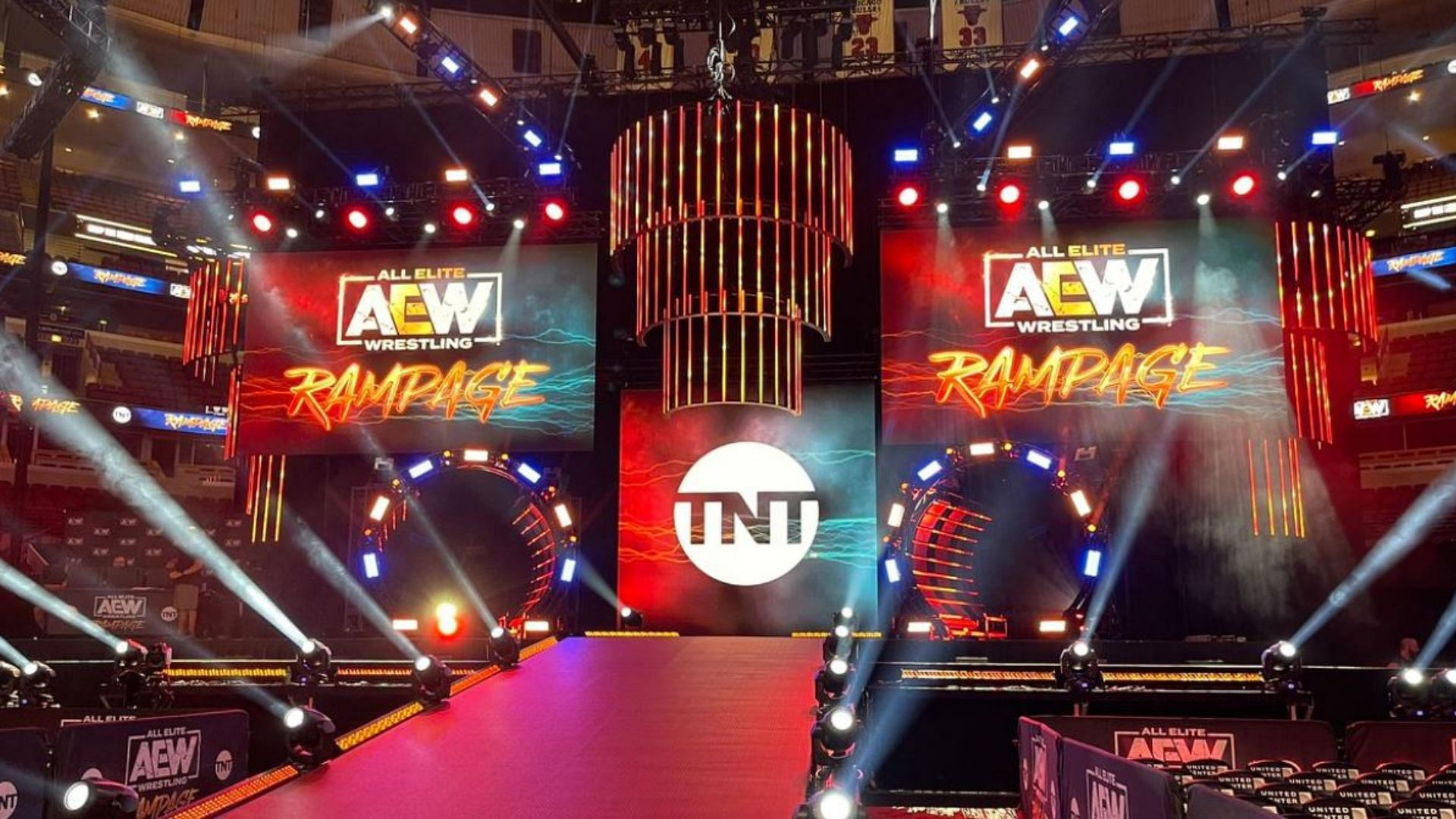 Which AEW referee picked up a big win on Rampage?