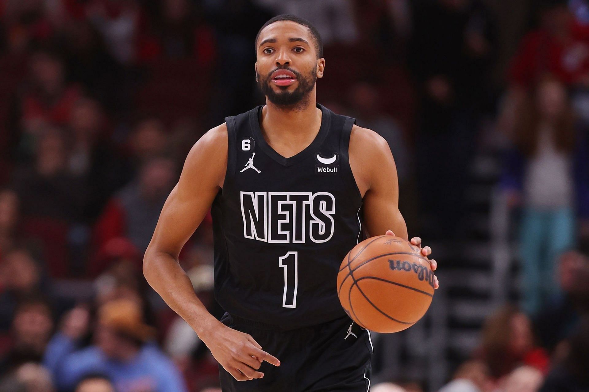 Mikal Bridges with the Nets in 2023