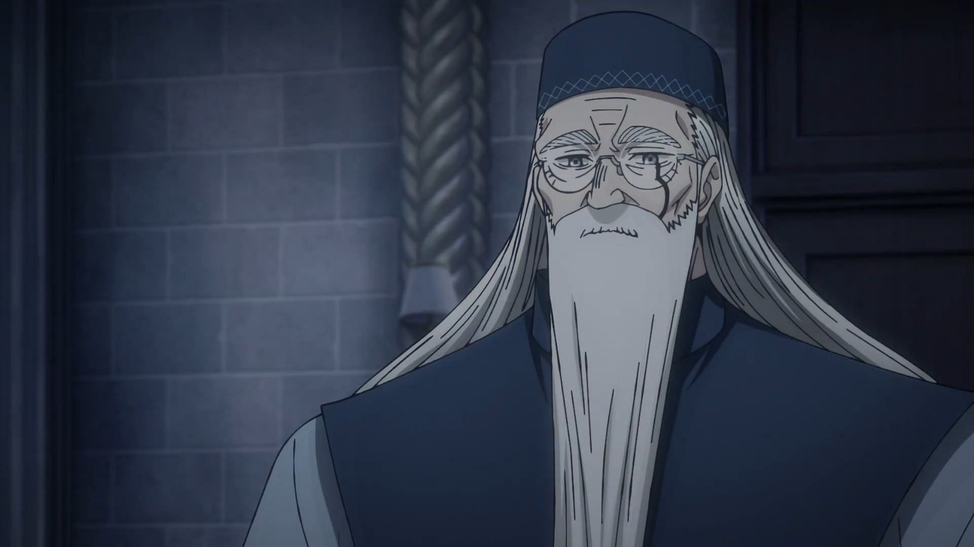 Professor Wahlberg as seen in Mashle: Magic and Muscles episode 8 (Image via A-1 Pictures)
