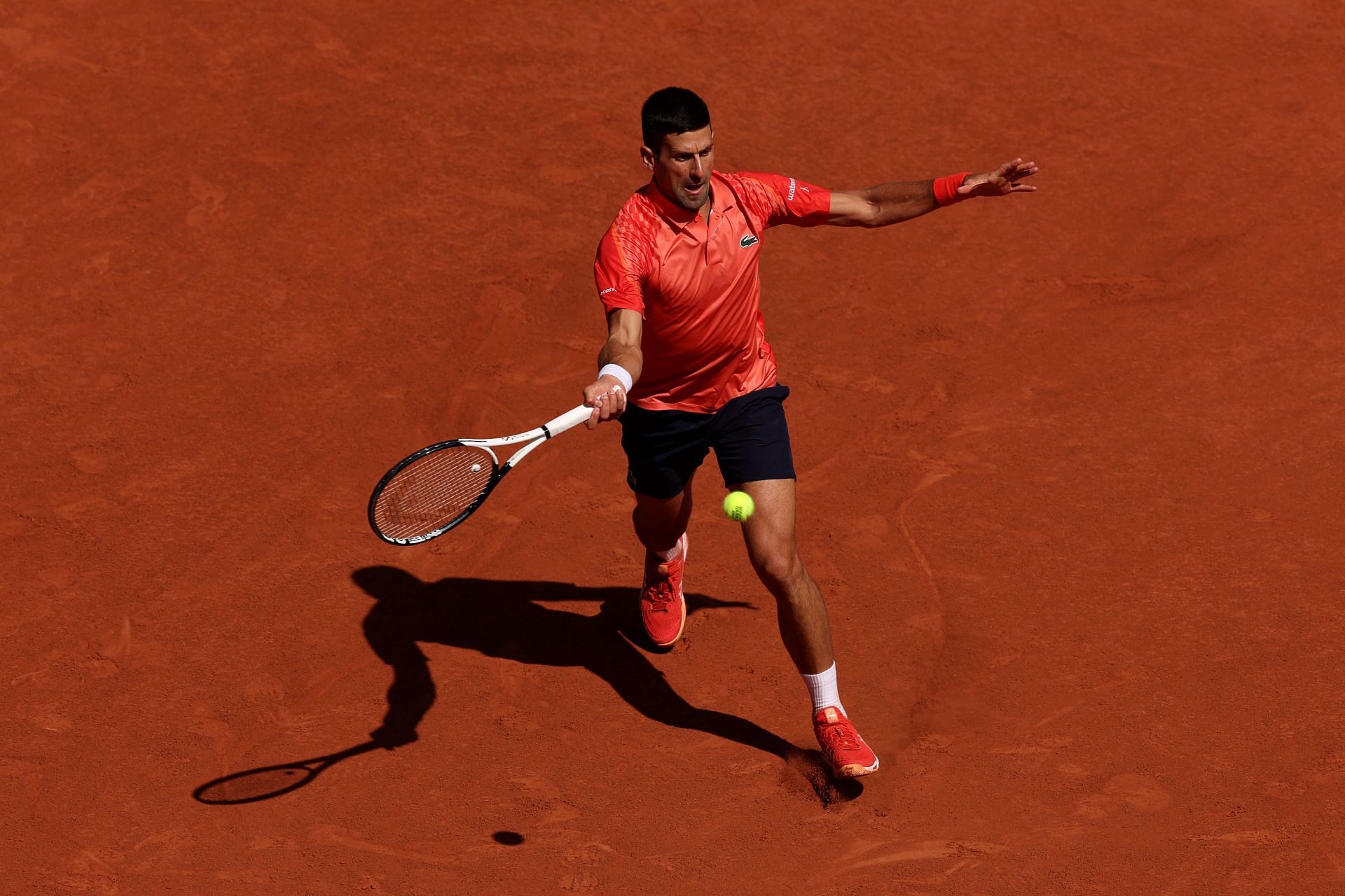 Djokovic is into the French Open quarterfinals for the 17th time