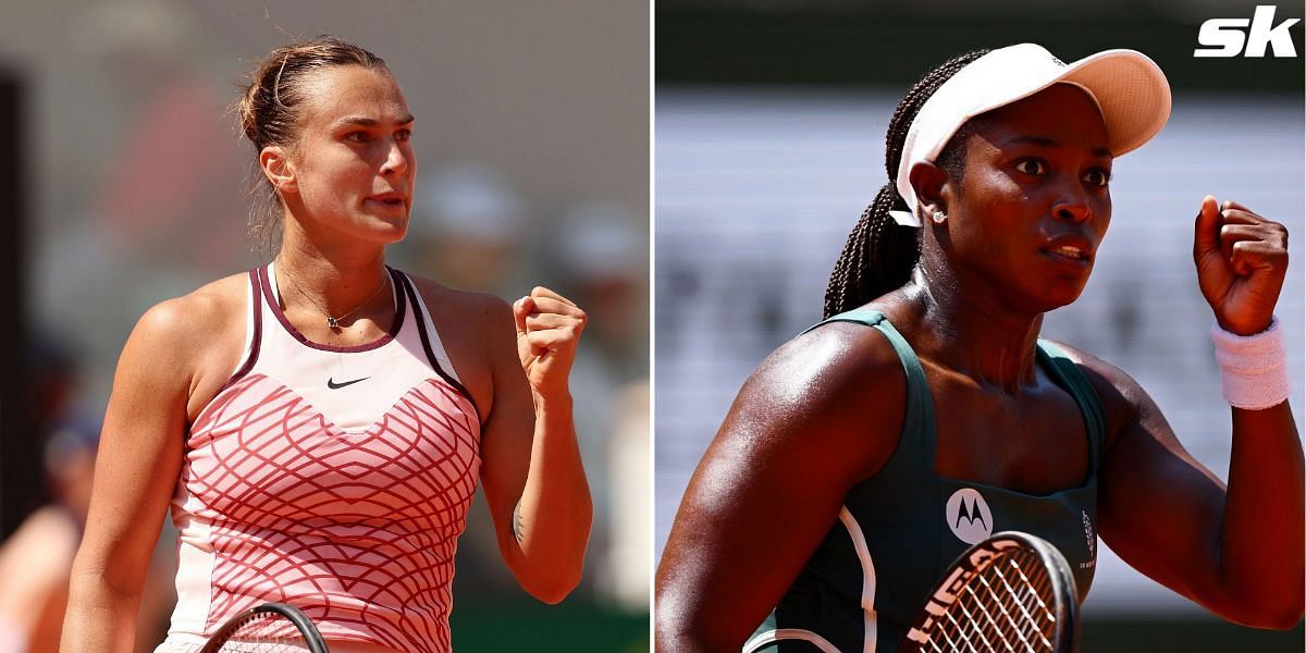 Sabalenka overpowers Stephens to reach her first French Open