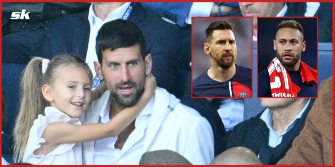 Novak Djokovic's kids meet Lionel Messi & Neymar, Djokovic says daughter only knew Neymar from a song