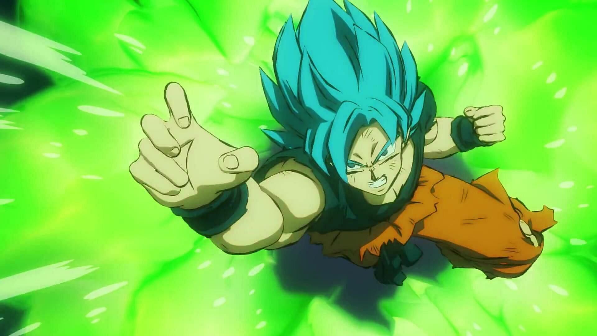 Super Saiyan Blue Goku from Dragon Ball Super (Image by Toei Animation)