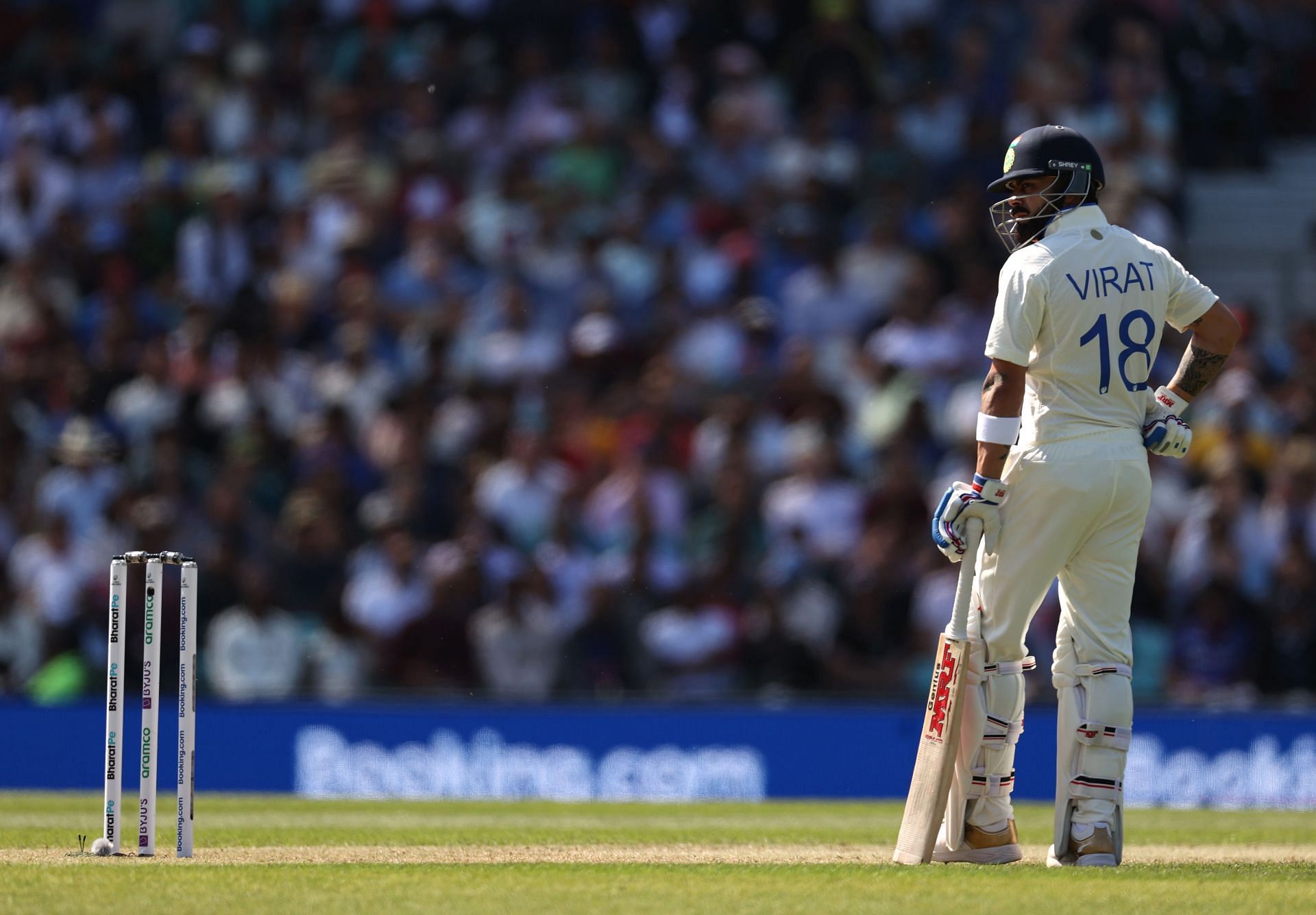 Virat Kohli doesn&rsquo;t have a half-century in the WTC final. (Pic: Getty Images)
