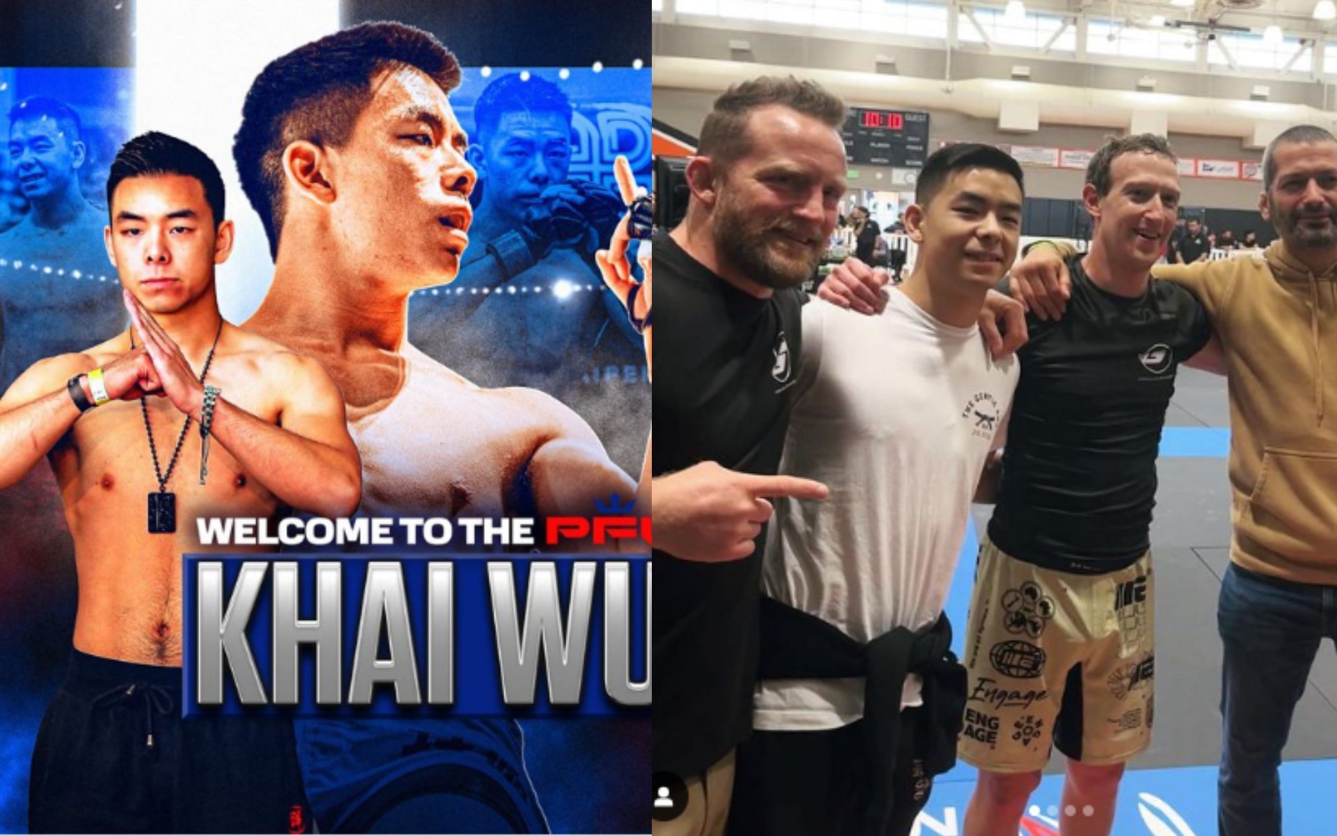 image source: @PFLMMA Twitter and @khaiwu Instagram