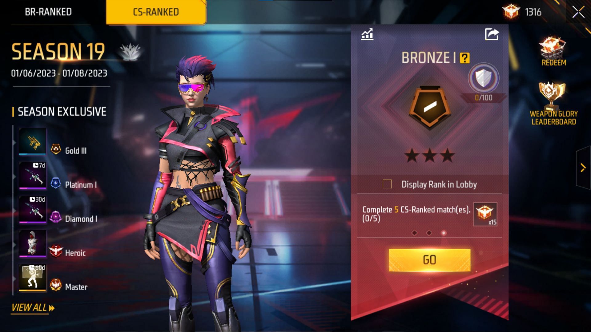 Free Fire Advanced Server: Expected release date for OB41 APK