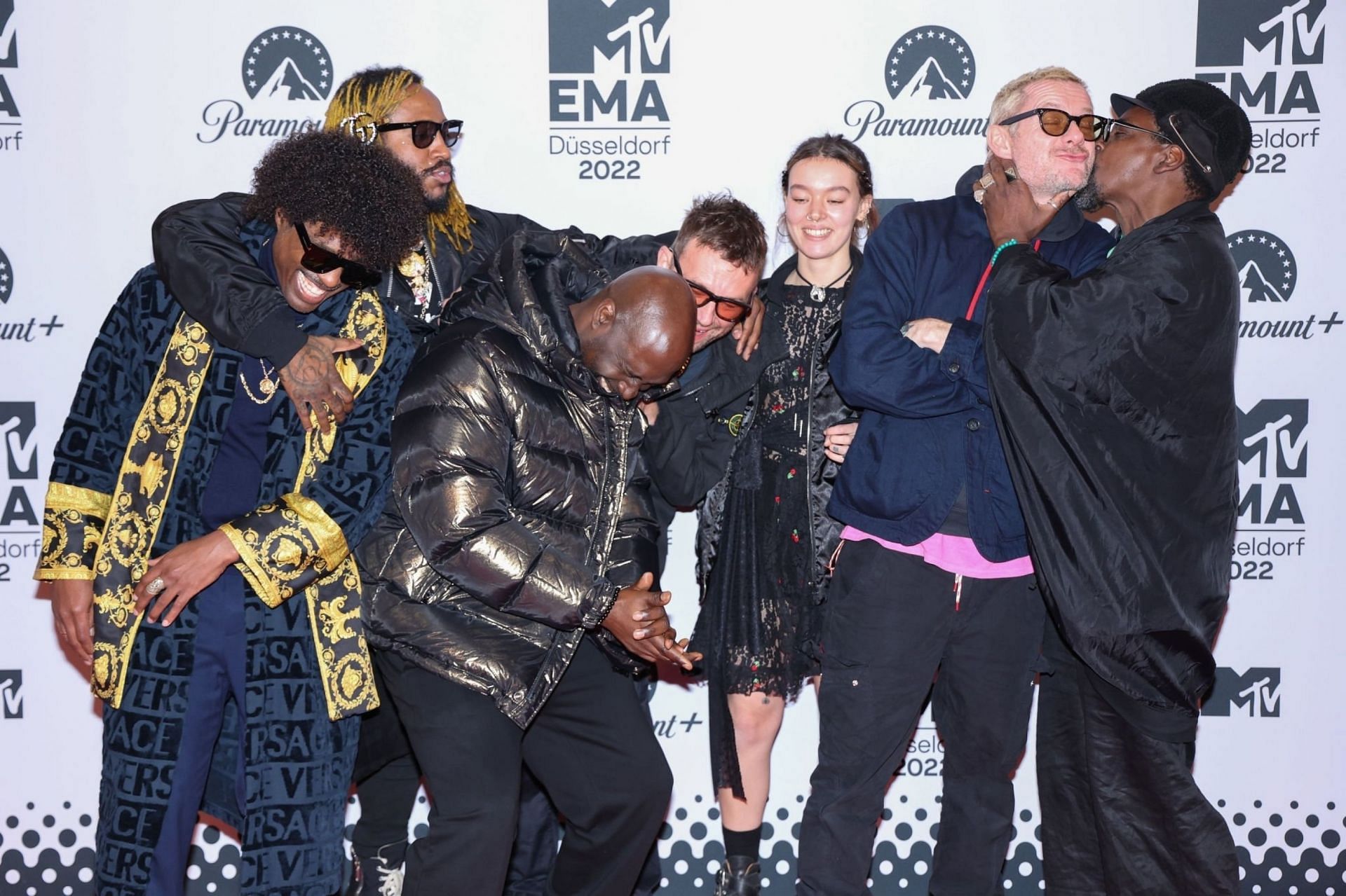 Gorillaz at the the MTV Europe Music Awards 2022 on in Duesseldorf, Germany., on November 13, 2022 (Image via Getty Images)