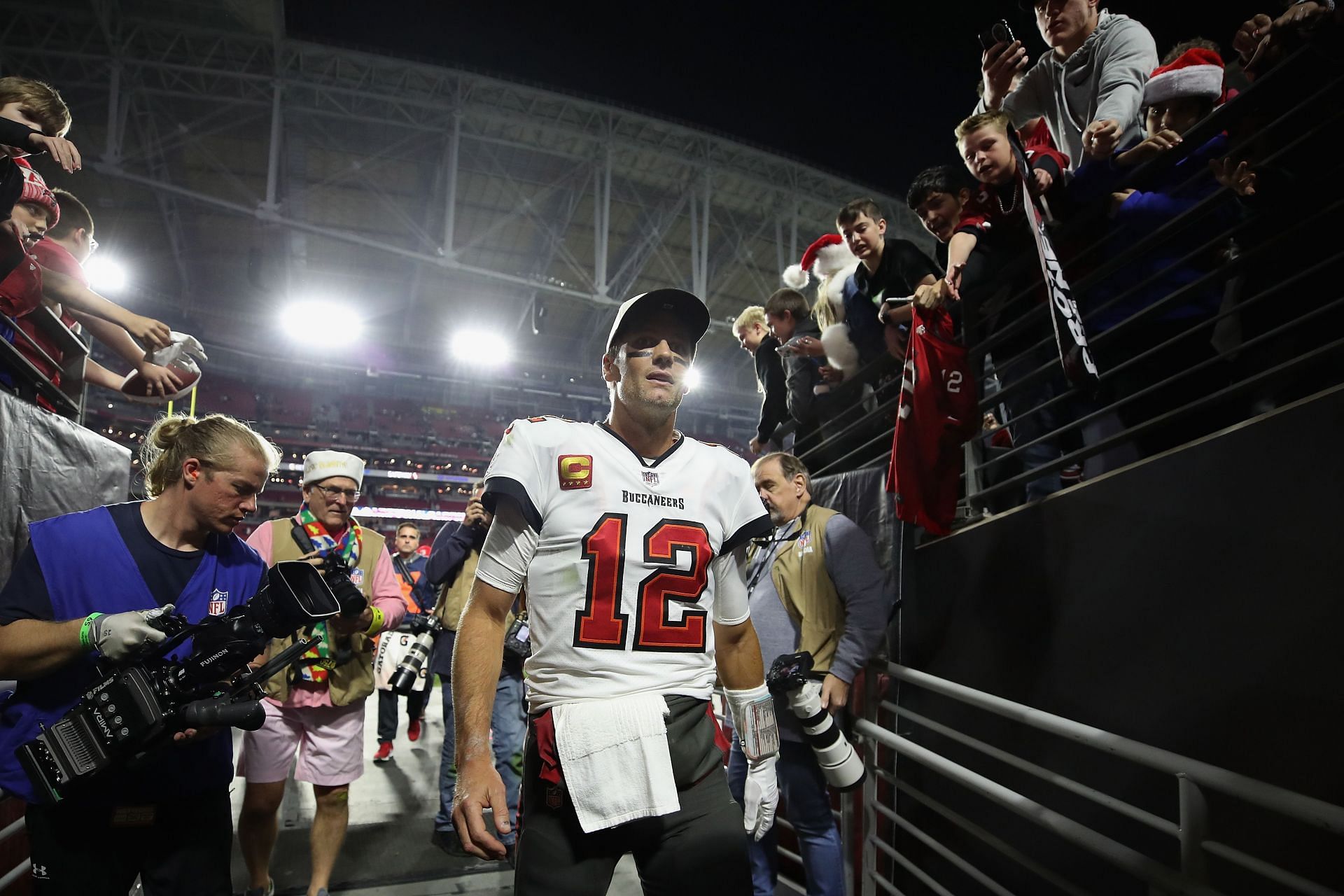 Brady with the Tampa Bay Buccaneers