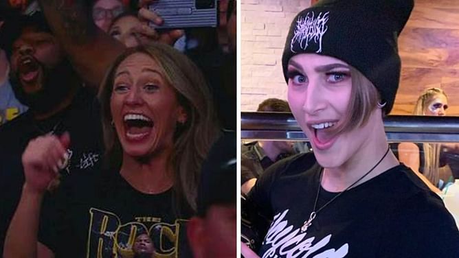 "Good lawd", "Rhea RIzzley more like" - Rhea Ripley sensually teasing popular WWE star at recent show leaves fans flabbergasted