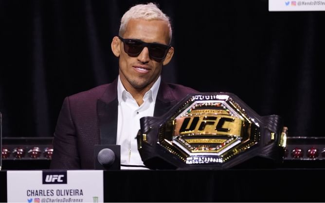 "Sometimes the UFC gets mad" - Charles Oliveira shares light-hearted fight week anecdote ahead of UFC 289