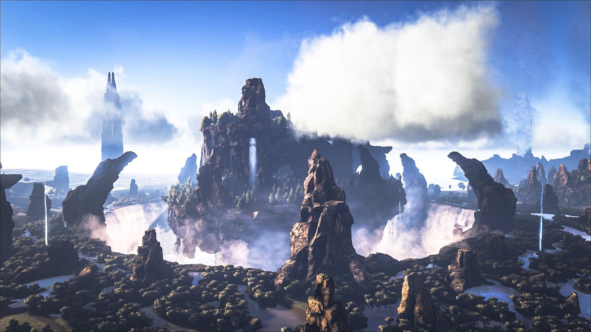 Stunning rock formations in The Center (Image via Studio Wildcard)