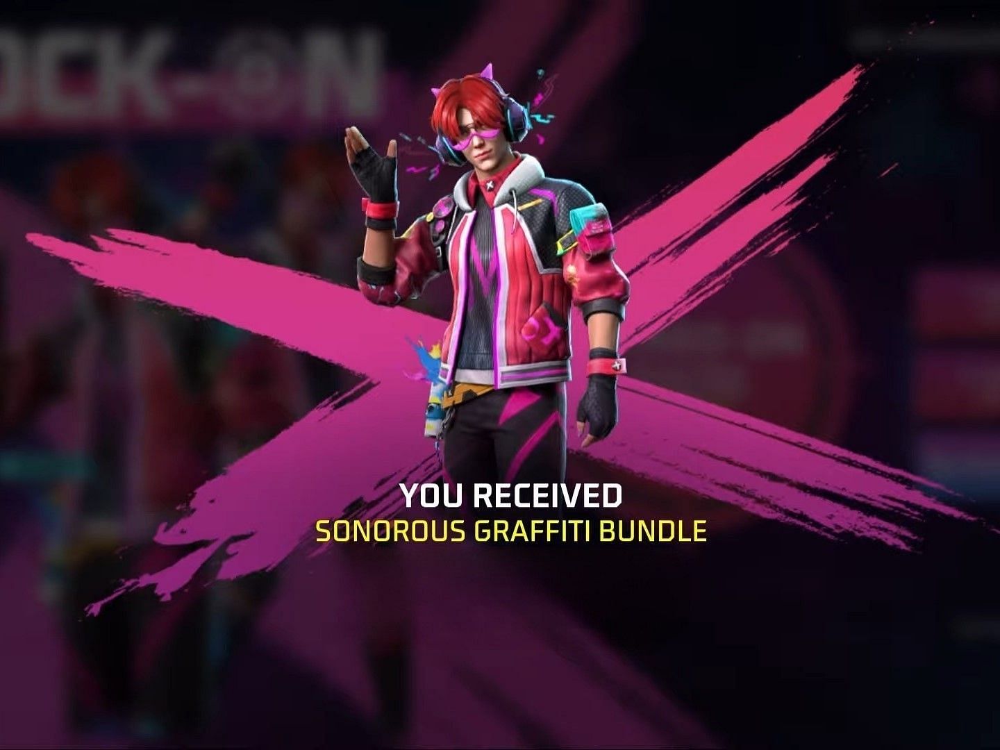 Sonorous Graffiti Bundle has become available in Free Fire MAX (Image via Raj Gaming Zone)