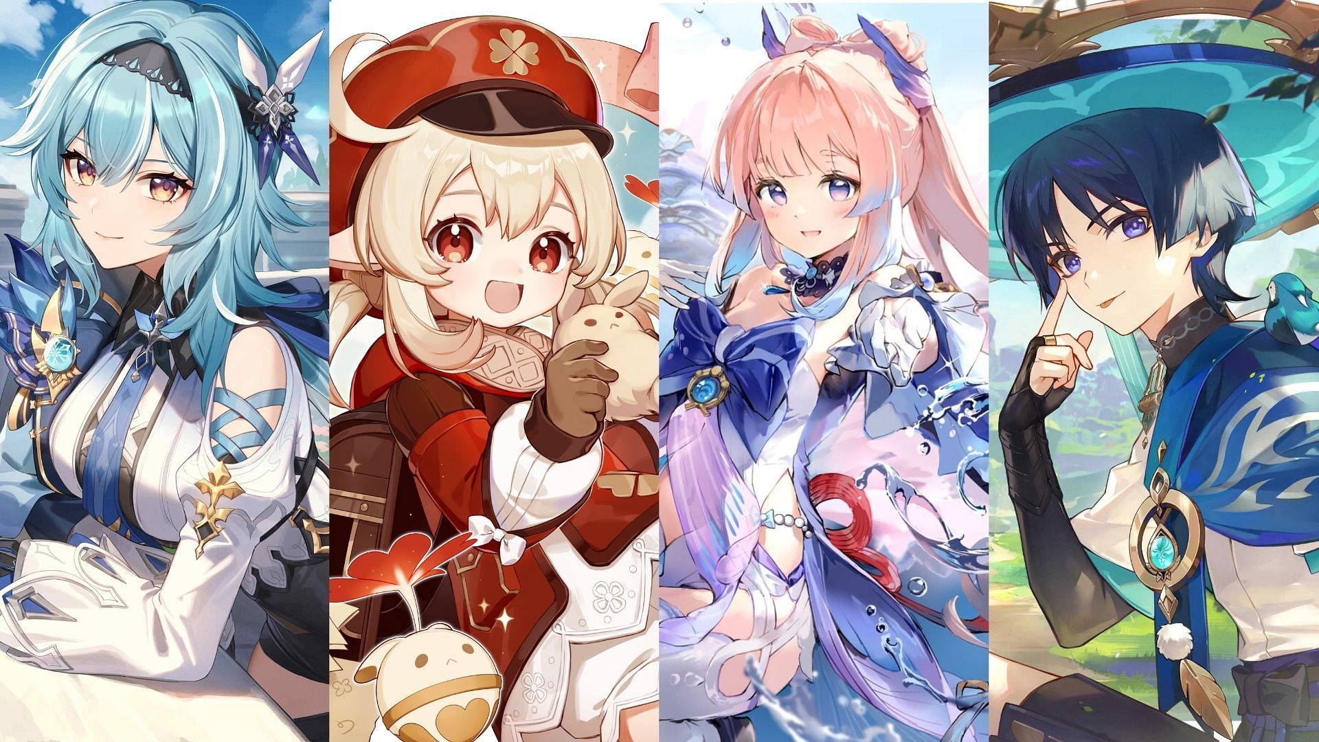 All Genshin Impact 3.8 character and weapon banners (Image via HoYoverse)