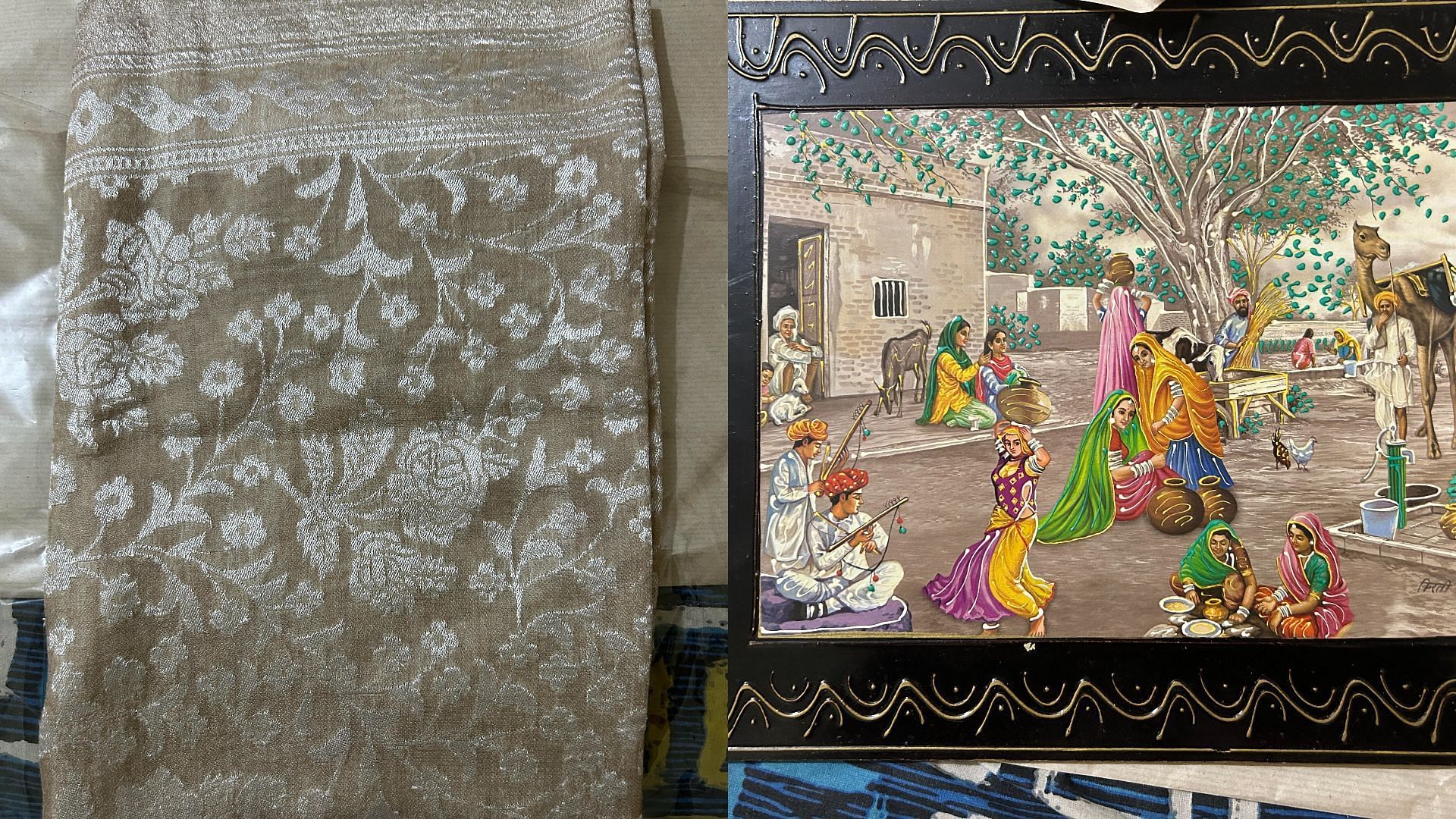 Lee Min-ho&#039;s Indian fanbase gifts him a Rajasthani painting (Image via LeeMinHo Lovers India)