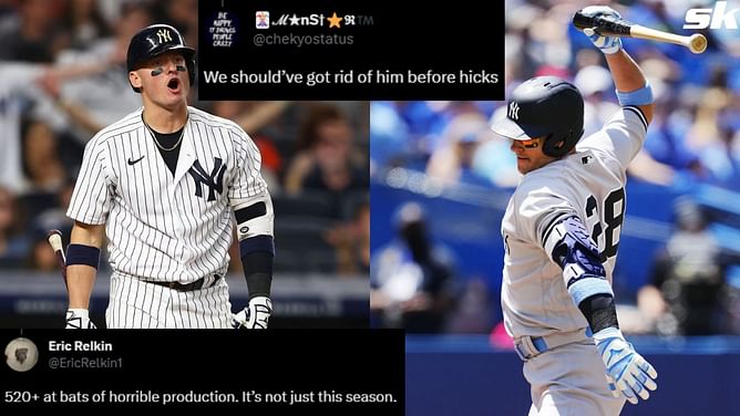 New York Yankees fans shrug off Josh Donaldson’s recent power surge: "520+ at bats of horrible production" "We should’ve got rid of him before Hicks"