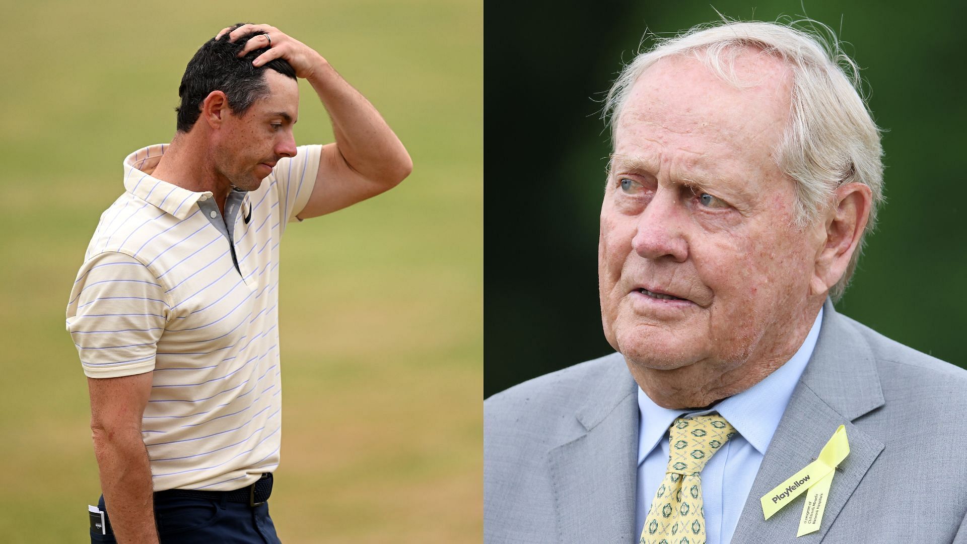 Rory McIlroy, Jack Nicklaus (Images via Getty)