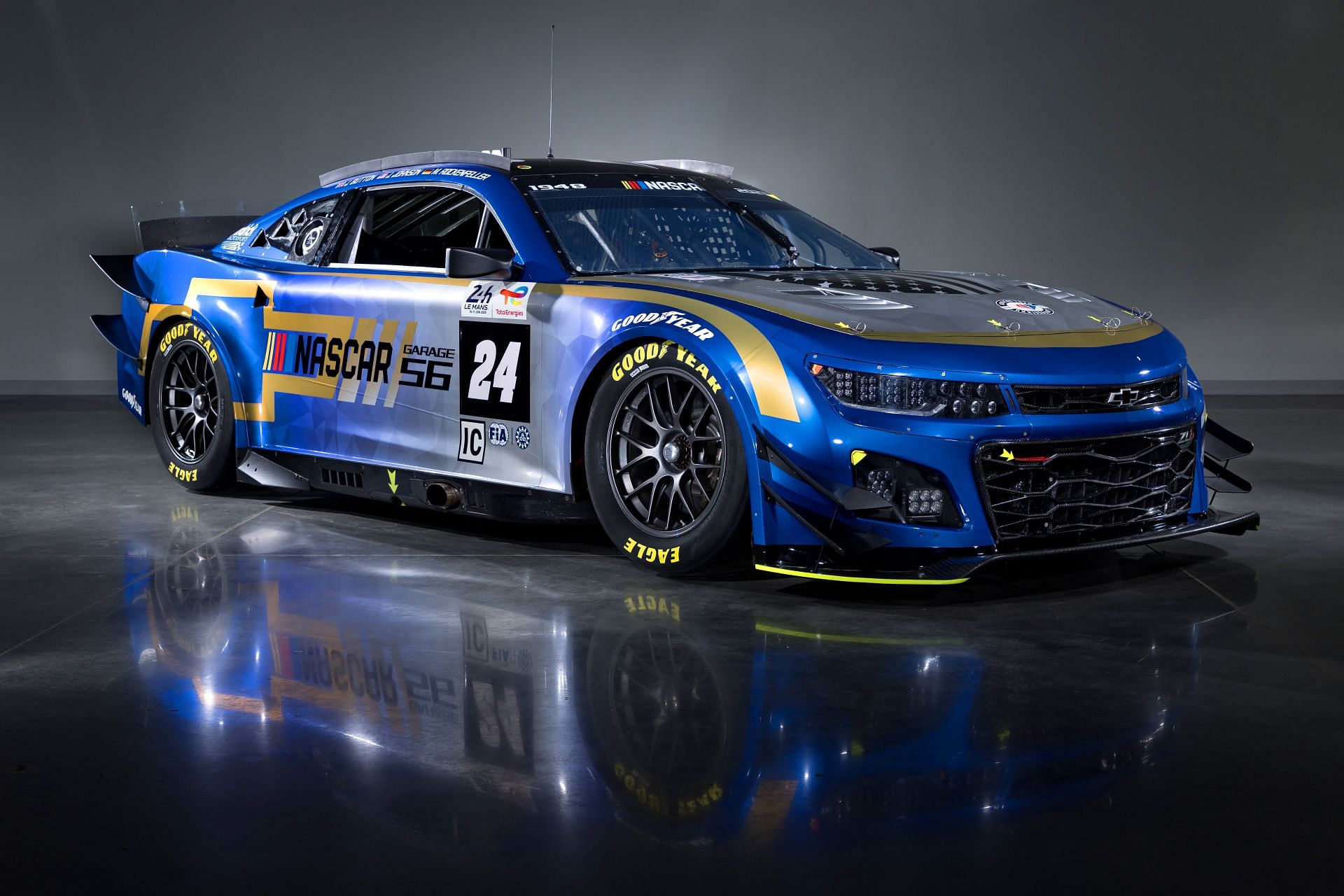 What class is the NASCAR Garage 56 car at Le Mans?