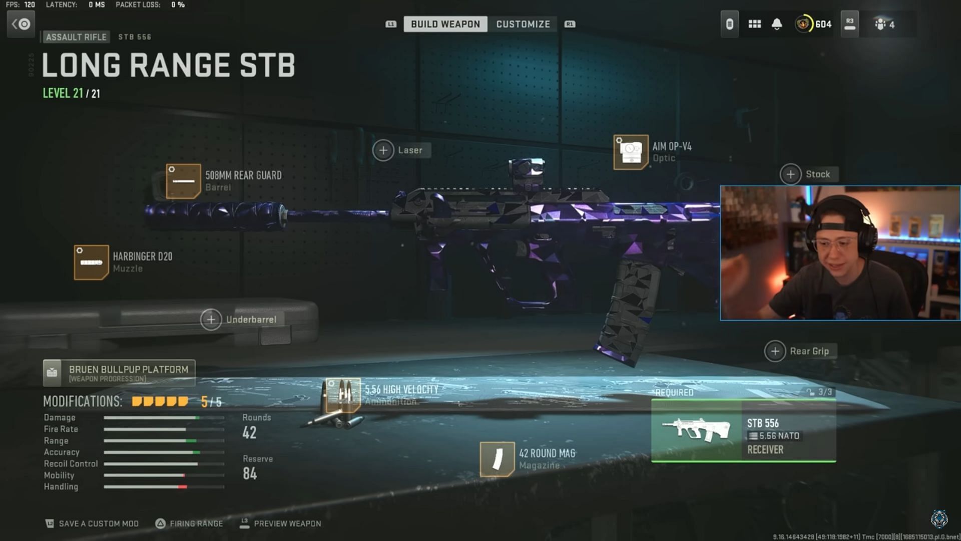 STB 556 loadout in Warzone 2 (Image via YouTube/WhosImmortal)
