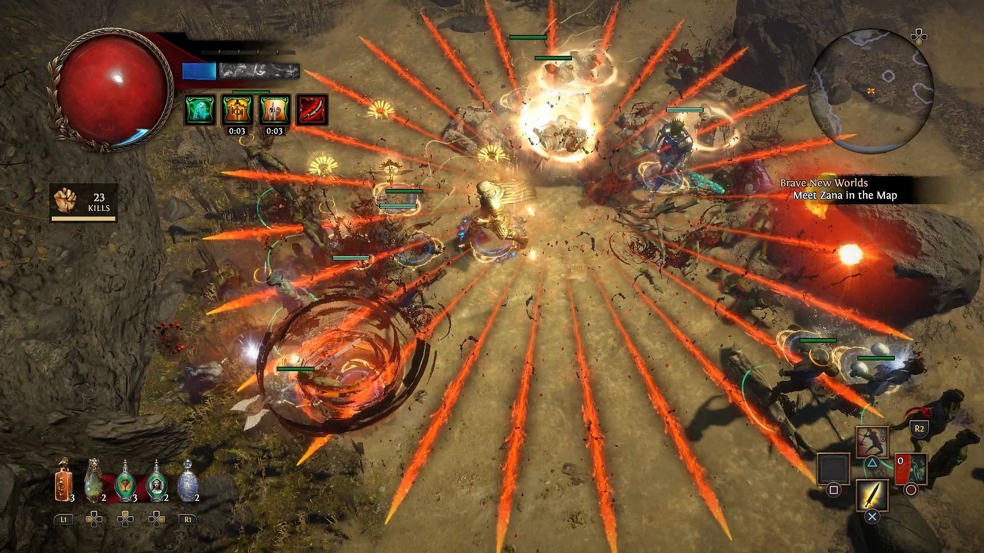 Path of Exile - Gameplay (Image via Grinding Gear Games)